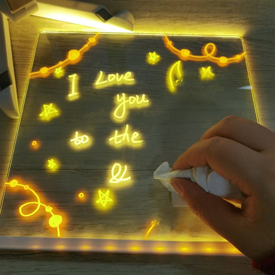 🏠 LIMITED-TIME 40% OFF! ✨LED Note BoardBuy 1 Get 7 Colour Pens For Free