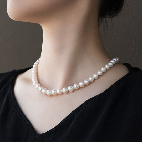 🔥Jualan Panas DISKAUN 50%+Kotak Hadiah (Percuma) 🎁 Kalung Mutiara AAAA