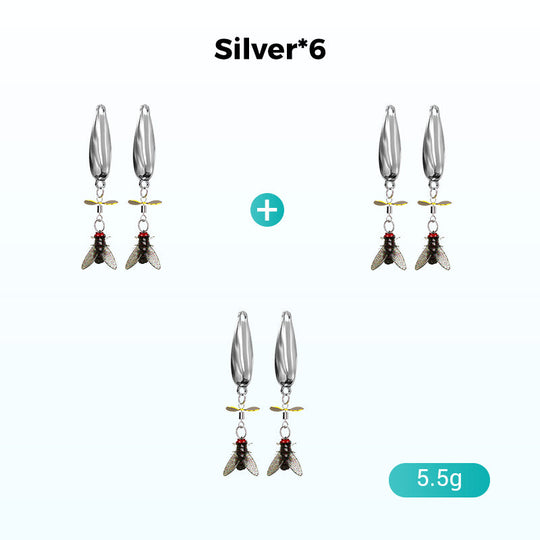 Metal Propeller Fishing Lure for Catching Fish🎣Value 6PCS Set - Catch Trophy Fish!