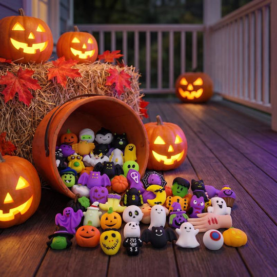 🎃 40% OFF! Halloween Squishy Toy Set🪄Washable & Reusable🧹Party Favors & Trick-or-Treat 👻