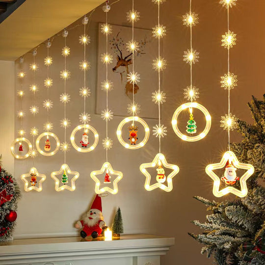🔥Jualan Krismas🔥🎄Lampu Rentetan LED Krismas Lata Perayaan🎄