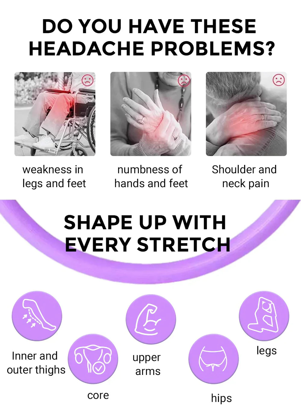 💪🌸Pilates Ring Fitness Trainer | Toning Ring for Core, Arms & Legs