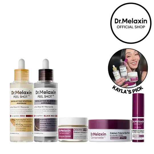 [Dr.Melaxin Official] Winter Glow Skincare Set best collection for Pore Care & Blemish Fading with Exfoliating