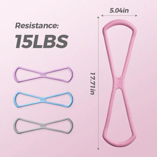 Keep Resistance Bands Figure 8 Exercise Bands for Women 8 Shaped TPE