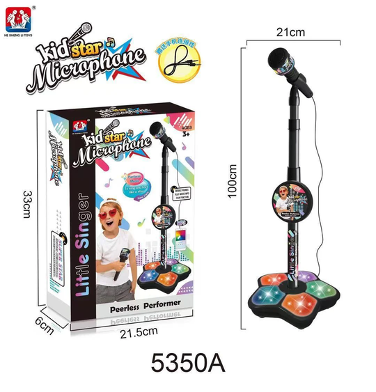 🎅 Christmas Hot Sale 50% Discount 🎁 Microphone Toy, Karaoke Machine with Lights 🎤
