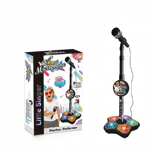 🎅 Christmas Hot Sale 50% Discount 🎁 Microphone Toy, Karaoke Machine with Lights 🎤