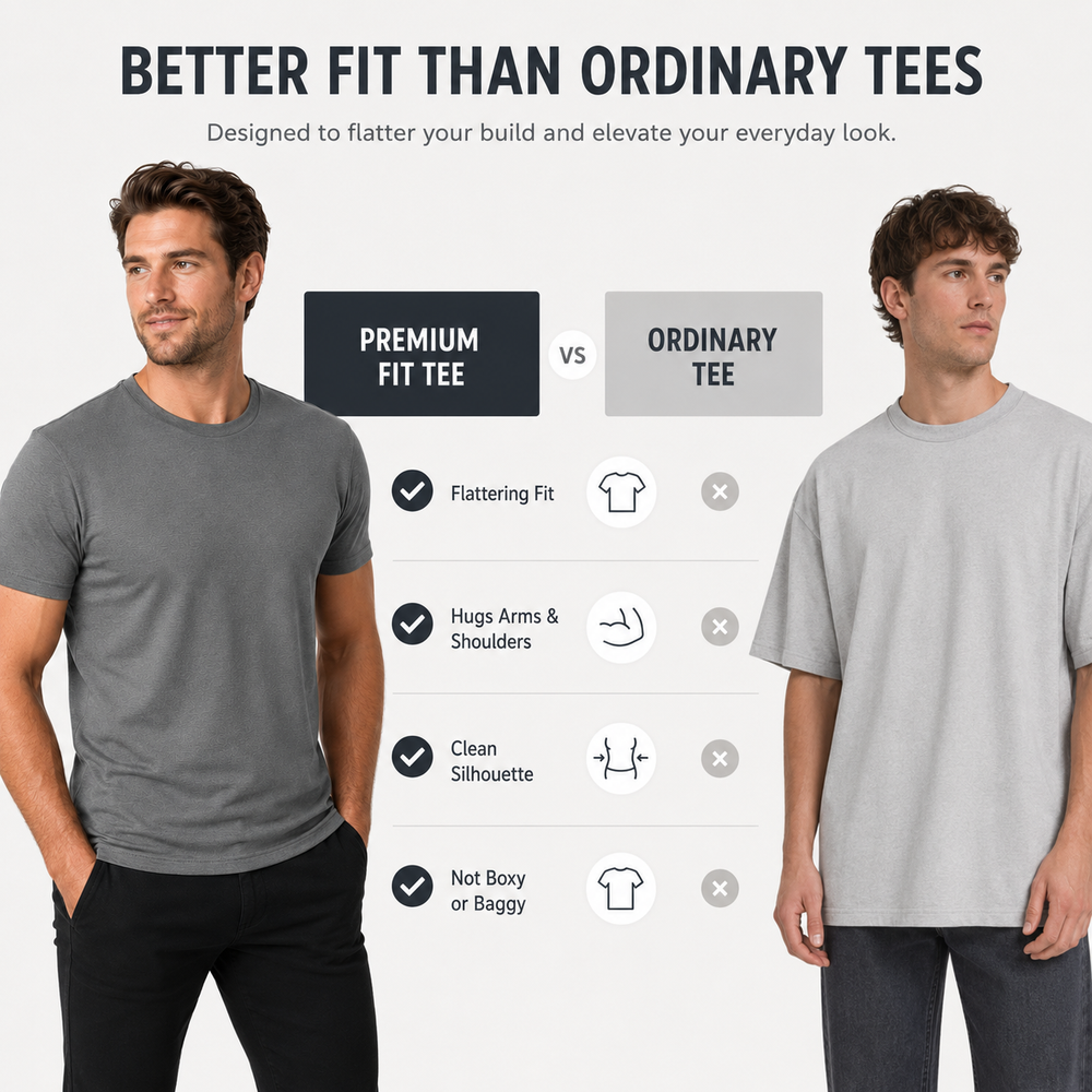 👕 LIMITED-TIME 40% OFF! ✨ Men’s Short Sleeve Crew Neck T-Shirts
