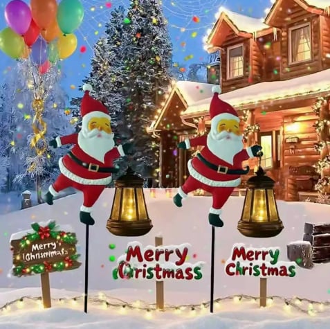 🎅Christmas Hot Sale 50%OFF!✨Christmas Solar Kettle Light & Lantern Garden Decor Collection