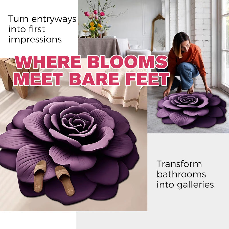 🌺Tidsbegrenset tilbud🌺Blomsterplysj og kiselgur gulvmatte