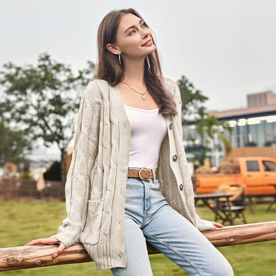 🔥 Women's Spring Midi-Length Knit Sweater