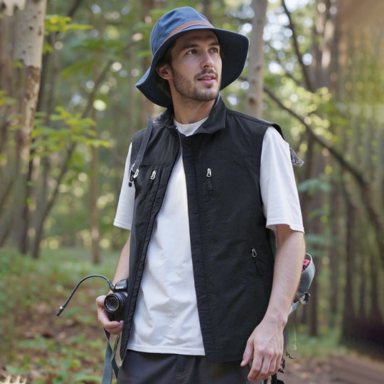 🍂Hot Sale 49% OFF🧥Men's Oversized Sleeveless Vest Jacket With Pockets