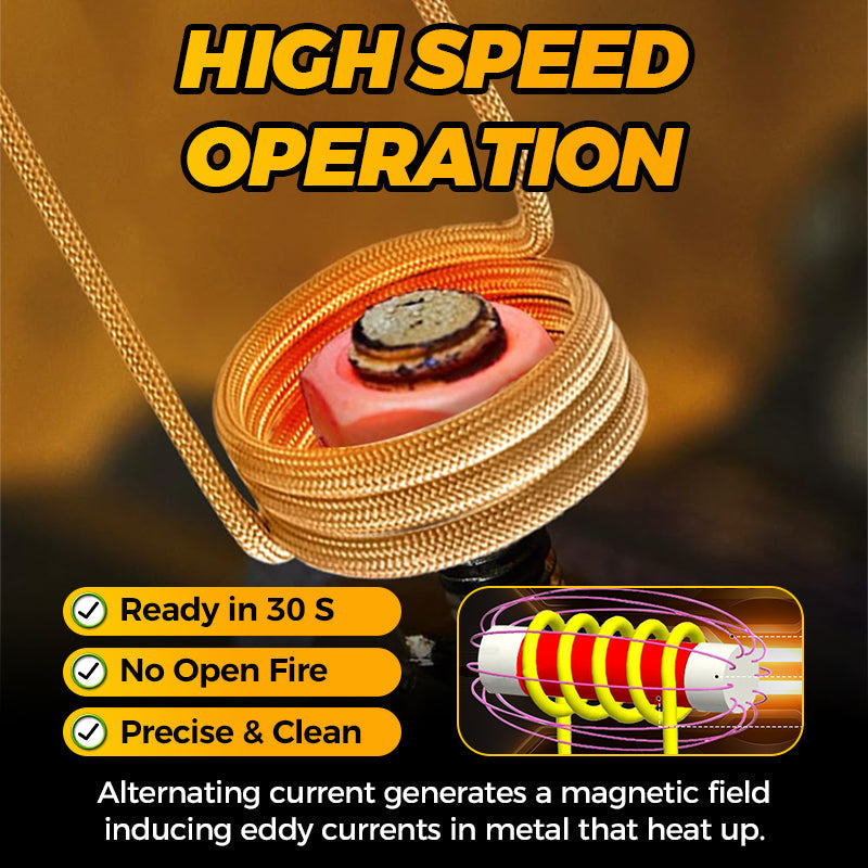 🔥Venta caliente 50% de descuento🔥Kit de calentador de inducción magnético - Herramienta de extracción de pernos de calor por inducción de 1100 W