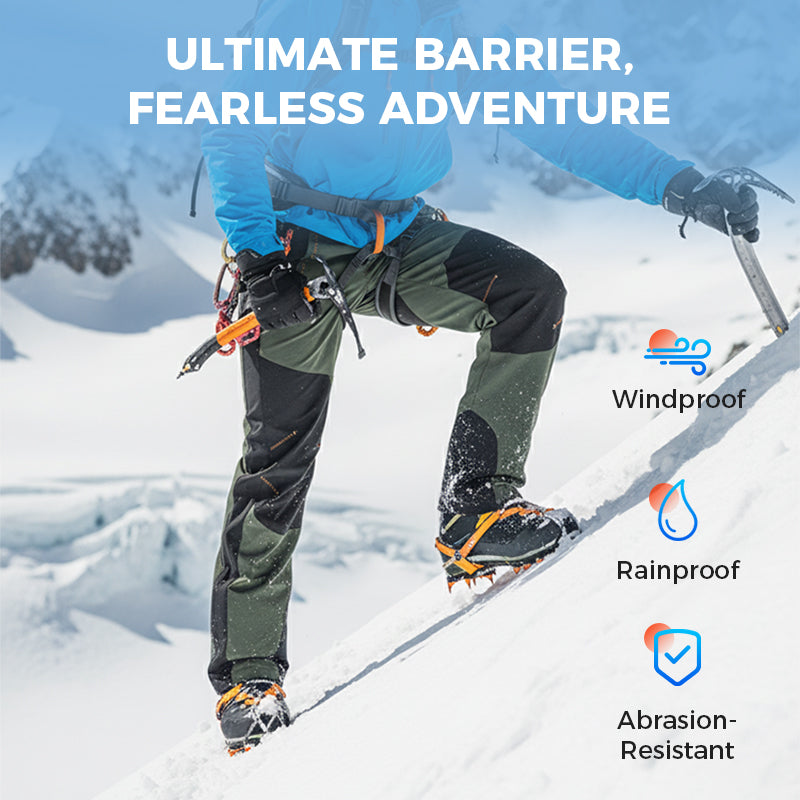 🌧️ Waterproof Protection, Warm Easy-Moving Fit | Outdoor Hiking Pants