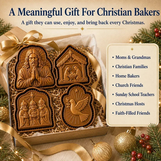 🔥HOT SALE 49% OFF🥧✨ Faith & Nativity Christmas Mini Pie Mold Collection