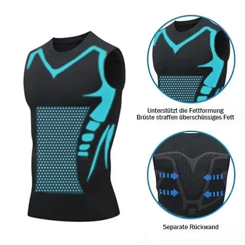🔥40% OFF NOW! 💪 Ionic Shaping Vest – Compression & Cooling – Body Contouring & Sleeveless – Invisible Under Clothes 🕶️