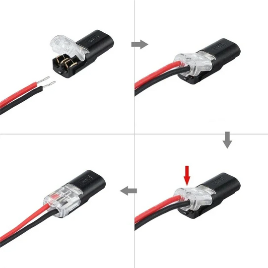 🔥 LAST DAY PROMOTION - 50%OFF 🏆Double-wire Plug-in Connector With Locking Buckle🔩🔒
