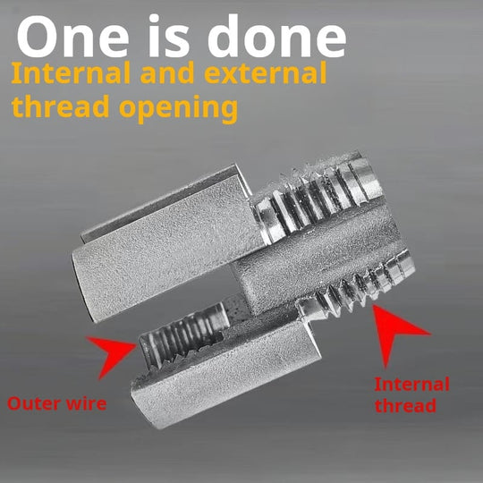 ⚡Flash Sale: 50% OFF🔥Integrated Pipe Threading Tool for Internal and External Threads