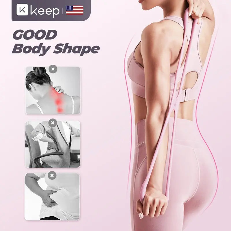 Keep Resistance Bands Figure 8 Exercise Bands for Women 8 Shaped TPE