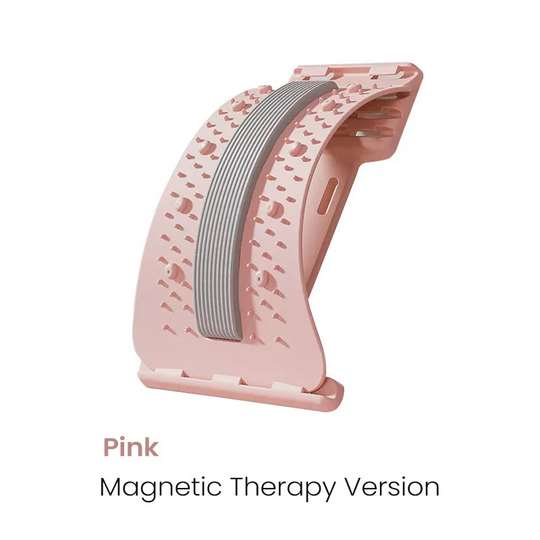 🔥 Magnetic Lumbar Stretcher – Acupressure Massage, Portable Design & Relieves Back Pain 🧘‍♂️✨