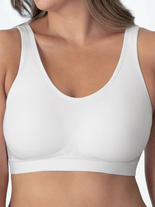 ubras Seamless Bras for Women Full Coverage Wireless Bralette Widen Straps Side Comfortable Breathable