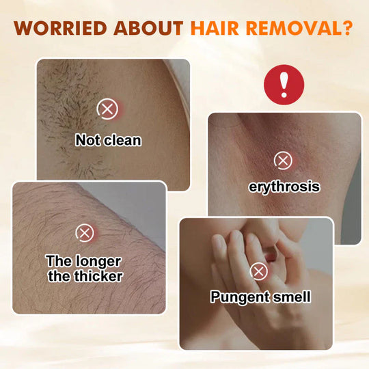 Multipurpose, aromatic hair removal cream with a gentle formula