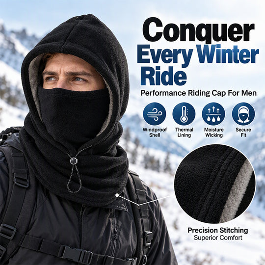 Thermal Balaclava Face Mask with Drawstring