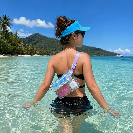 🌊 Clear Waterproof Fanny Pack Secure, and Ready for All Your Water Activities