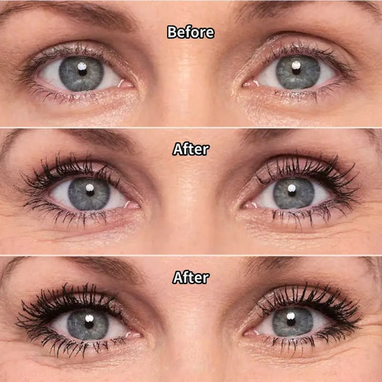 🥳🥳BUY 1 GET 1 FREE:￡8.99!!💞50K+ SOLD!👁️✨✨ Waterproof Fiber Mascara - Intense Length & Curl with Enriched Fibers for Clump-Free Volume All Day 🌟💖💃