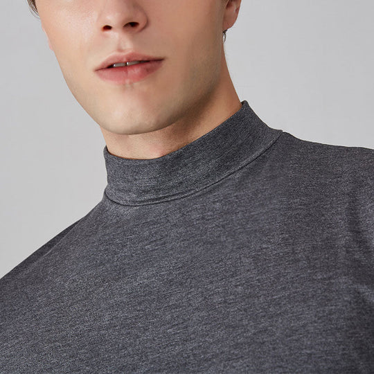 💞50K+ SOLD!🏆LIMITED TIME £9.99!🎁High Neck Slim Fit T-Shirt – Soft cotton blend, gentle on skin! Perfect layering piece for chilly days. Easy-care, no ironing needed. Smart enough for pub, comfy enough for home