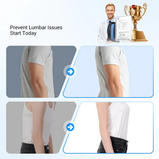🔥 Magnetic Lumbar Stretcher – Acupressure Massage, Portable Design & Relieves Back Pain 🧘‍♂️✨