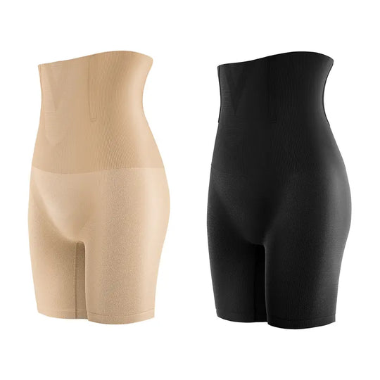 [2-Pack Fajas Colombianas Shaping Pants ] KKpeople Women's Tummy Control Butt-Lifting Shapewear, Sexy and Comfortable High-Waist Body Sculpting Garment Womenswear Compression