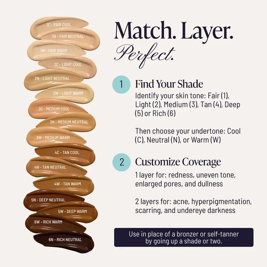 Supreme Cream Buildable Skin Tint + Free Foundation Brush