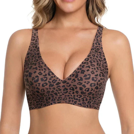 ⚡50K+ SOLD💕 Jelly Wireless Womens Comfortable Wireless Bras Push Up Bralettes Seamless Tshirts Bras Deep V Everyday Bras