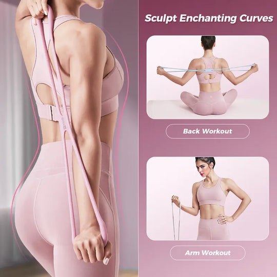 Keep Resistance Bands Figure 8 Exercise Bands for Women 8 Shaped TPE