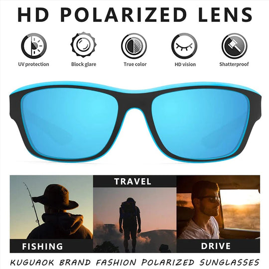 🎁2024 New Year Hot Sale🎁Outdoor Sports Sunglasses with Anti-glare Polarized Lens😎😎