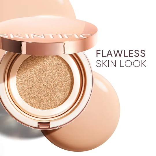 💜50K+ SOLD!✨New Shade Launch✨ SKINTIFIC Cover All Perfect Cushion Foundation Full Coverage