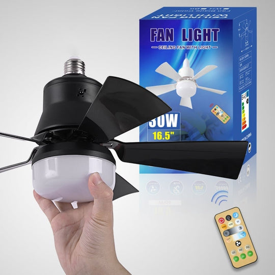 ⏰LAST DAY SALE 49% OFF🔥SmartBreez™ 40W LED Ceiling Fan Light – 20.5” Ultra-Quiet with Remote 🎯 | E27 + FREE B22 Adapter 🔌 | For Bedroom 😴, Kitchen 👩‍🍳 & Garage 🛠️ – UK Ready! 🇬🇧