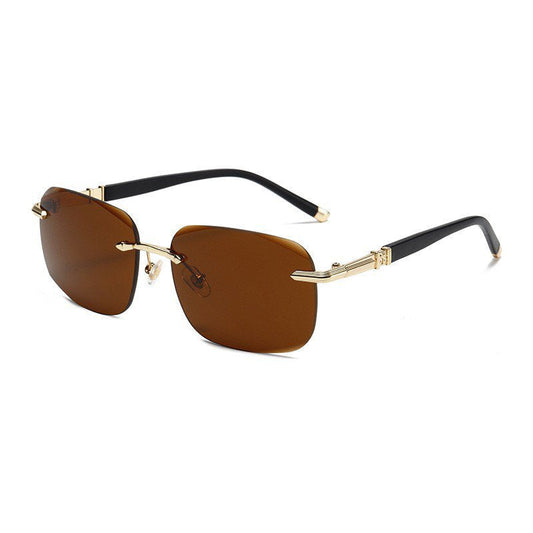 Crystal Stone Frameless Protective Sunglasses