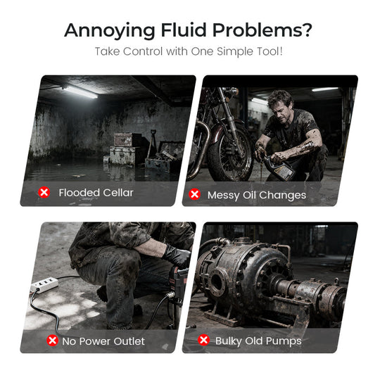 High-Power Oil & Water Pump Set