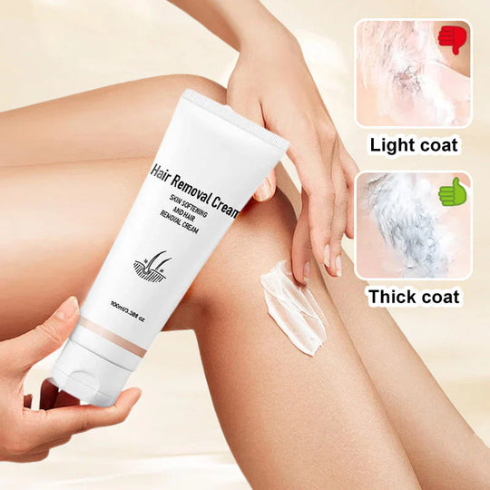 Multipurpose, aromatic hair removal cream with a gentle formula