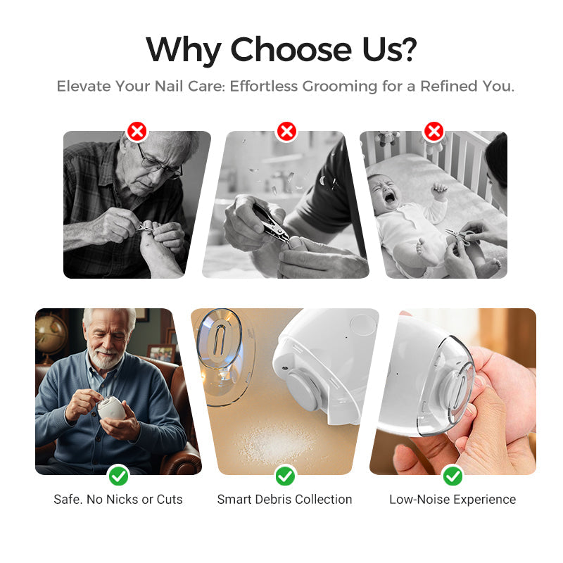 ⚡50K+ SOLD!🔥Universal Automatic Fingernail Grinder