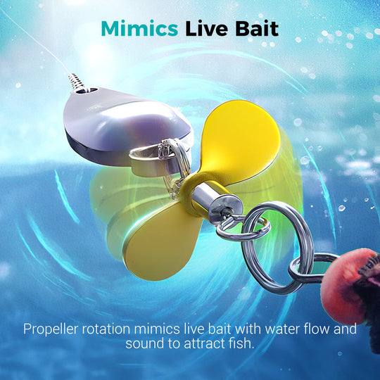 Metal Propeller Fishing Lure for Catching Fish🎣Value 6PCS Set - Catch Trophy Fish!