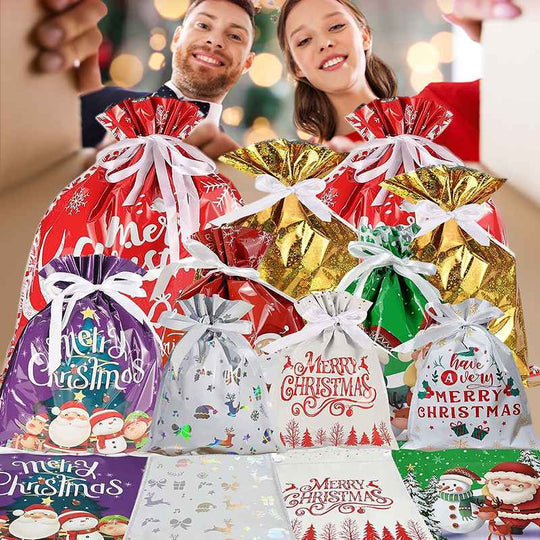 🎅🎁Beg Hadiah Krismas Terbaik Dunia Dengan Tali Serut