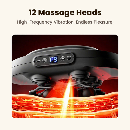 🥳2026 HOT SALE🥳💞50K+ SOLD!💆‍♂️💪 50% OFF! 12-Head Muscle Massager – Deep tissue relief, automatic kneading. Soothes back, neck & legs. New arrival! ✨🛡️