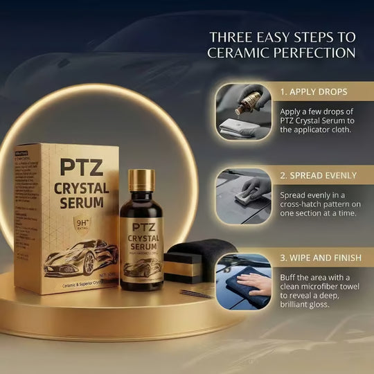Crystal Serum – 9h Professional Ceramic Coating For Car Paint, Gloss & Protection