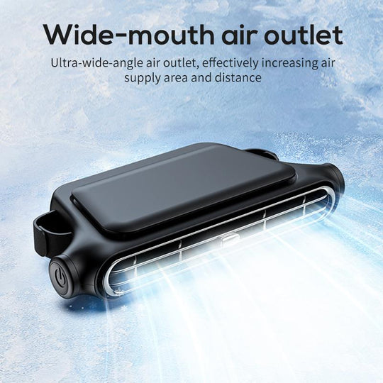 BreezGo™ Car Seat Fan 🌬️ – 3-Speed Rechargeable Clip-On Fan with 3000mAh Battery 🔋 | USB-C Charging ⚡ for Cars 🚗, Golf Buggies 🛺 & Campervans 🏕️