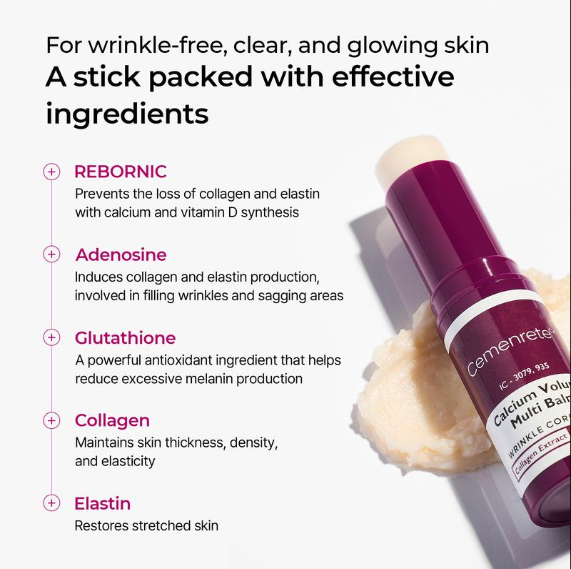 Cemenrete Calcium Multi Balm | Anti-aging, Sagging, Wrinkles | Korean Cosmetics