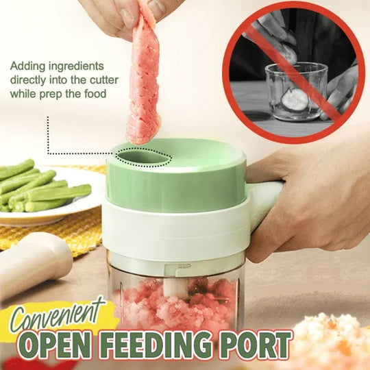 Wireless Food Processor – Cordless, one-touch chop. Perfect for arthritic hands. Kitchen prep made easy⚡🥗