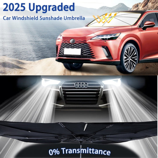 🔥Last Day 56% OFF - 2026 Upgraded Car Windshield Sun Shade Umbrella