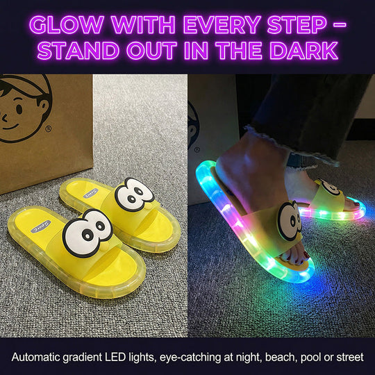 👣New Arrivals at Special Prices👣Cute slippers with cartoon motifs that glow